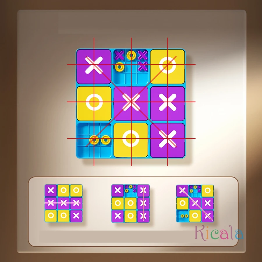 Juego de mesa Tic Tac Toe para niños – lógica y estrategia - imagen 4