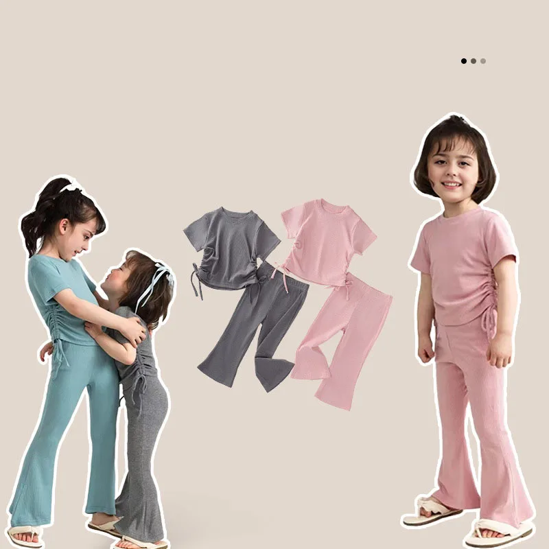 Camiseta y pantalones conjunto verano niña