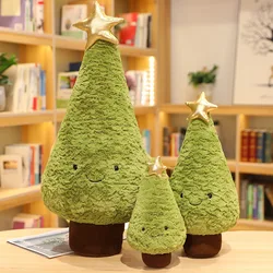 Peluche cojín árbol de Navidad en felpa siempreverde