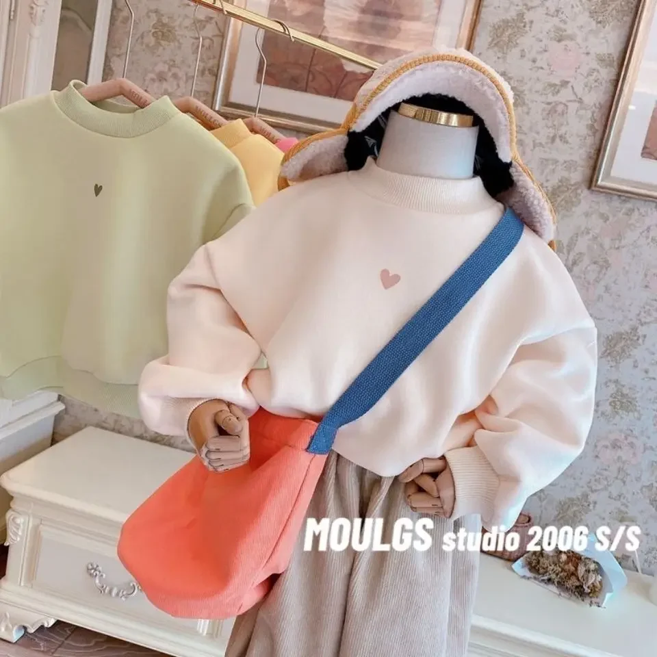 Sudadera acolchada infantil cálida para otoño