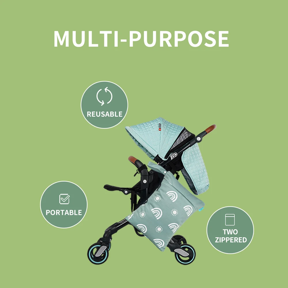 Happyflute Wetbag para pañales: bolsa impermeable y reutilizable - imagen 5