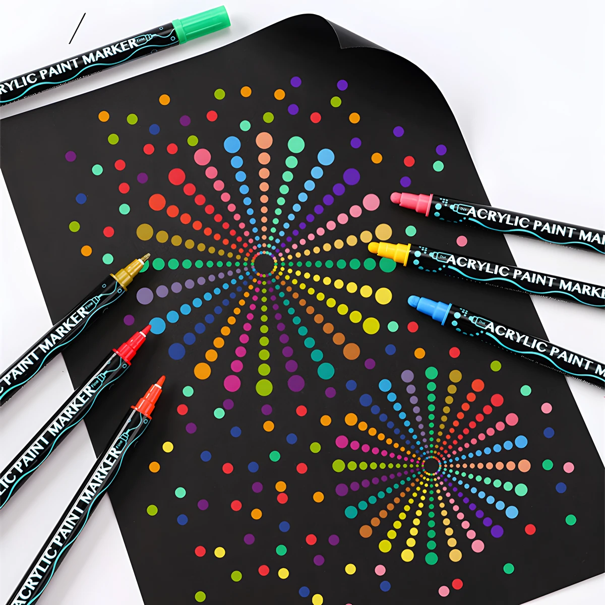 Rotuladores de doble punta para niños – Colores vivos y nítidos - imagen 2