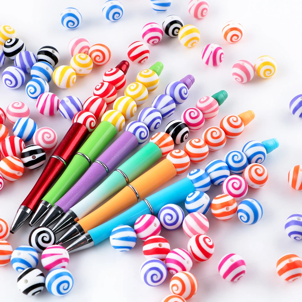 Cuentas de silicona de colores de 15 mm para bisutería infantil DIY - imagen 2
