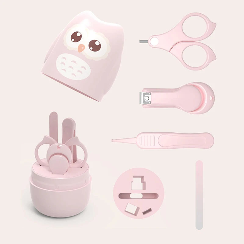 Kit de cuidado bebé con recortador uñas, termómetro y tijeras - imagen 4