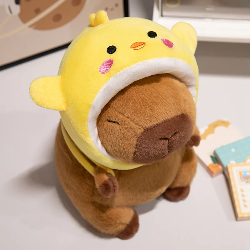 Peluche de capibara suave tipo cosplay para regalo infantil - imagen 4