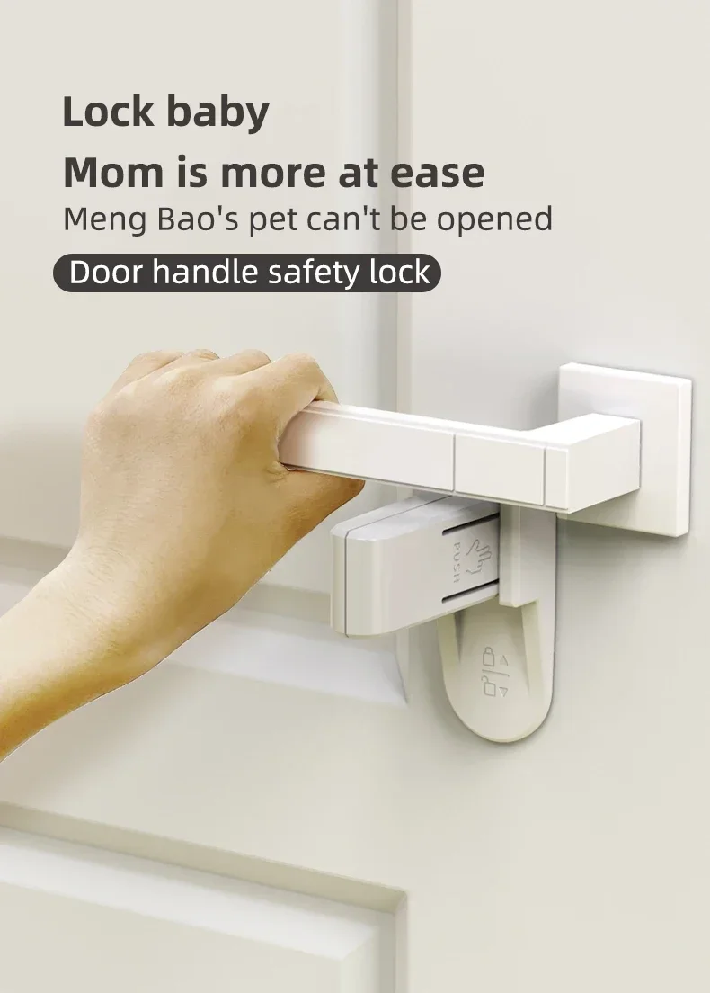 Cerradura de seguridad para bebé – Protección ABS universal para el hogar - imagen 2