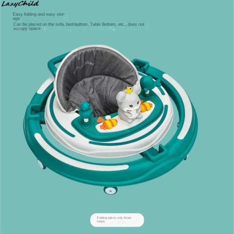 LazyChild Andador bebé multivelocidad antivuelco plegable - imagen 4