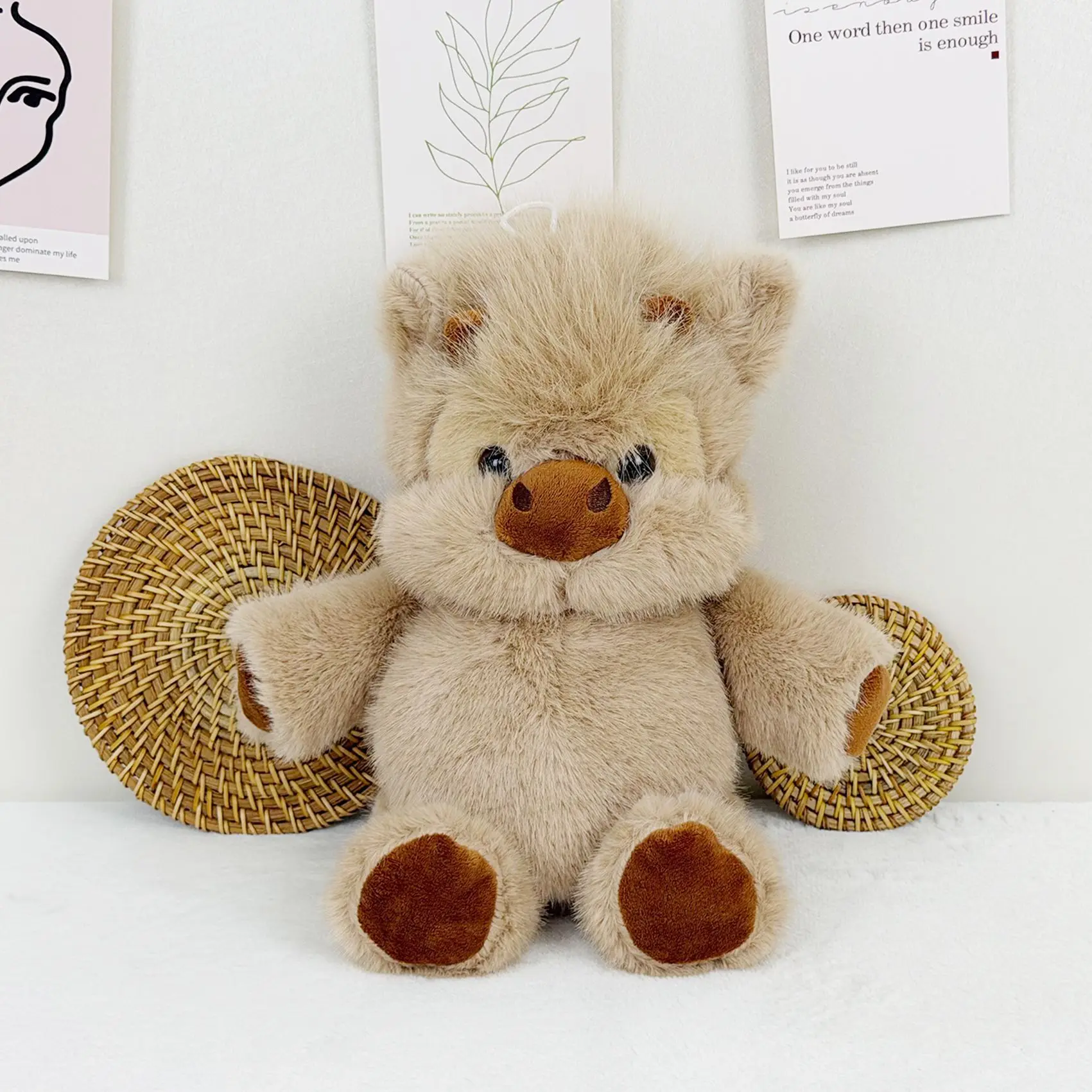 Peluche vaca Highland suave de tela premium, compañero reconfortante - imagen 2