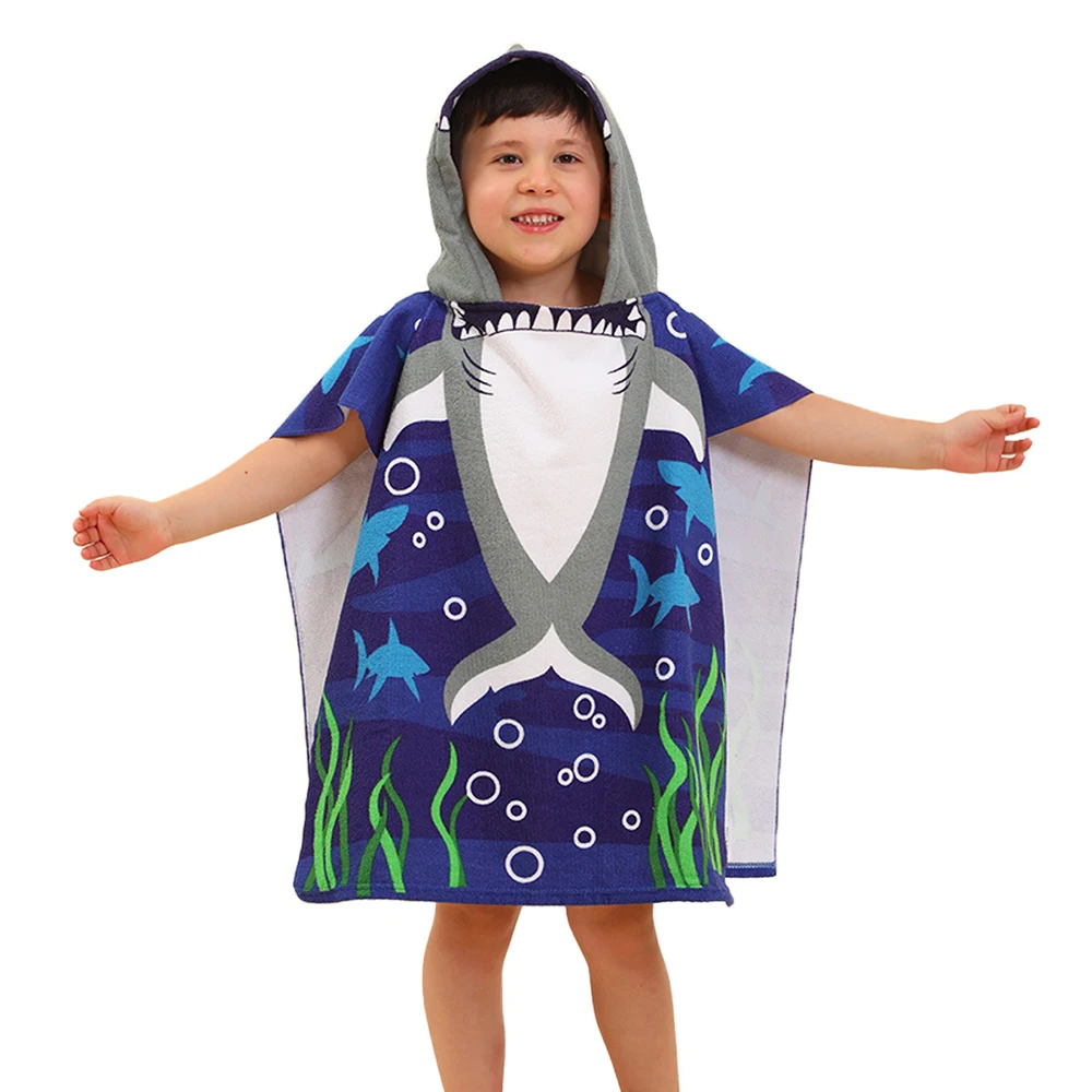 Albornoz de bebé con capucha y estampado unicornio infantil - imagen 2