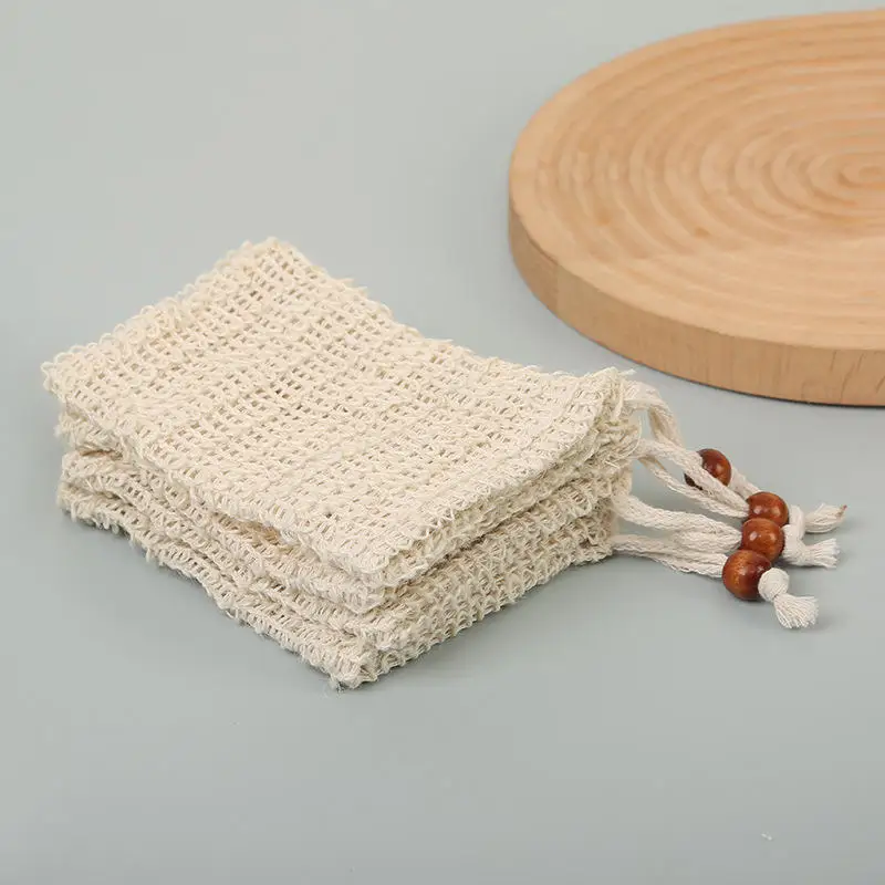 Bolsa exfoliante de malla para jabón en la ducha, ahorro de espuma - imagen 3