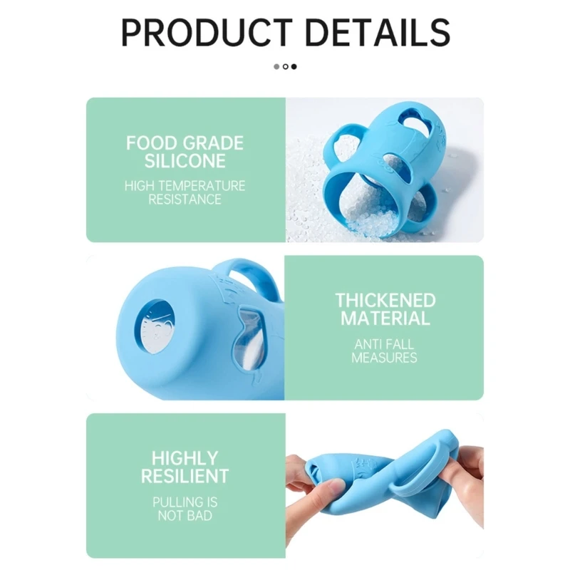 Avent Soporte de silicona para biberón con funda de agarre ergonómica - imagen 5