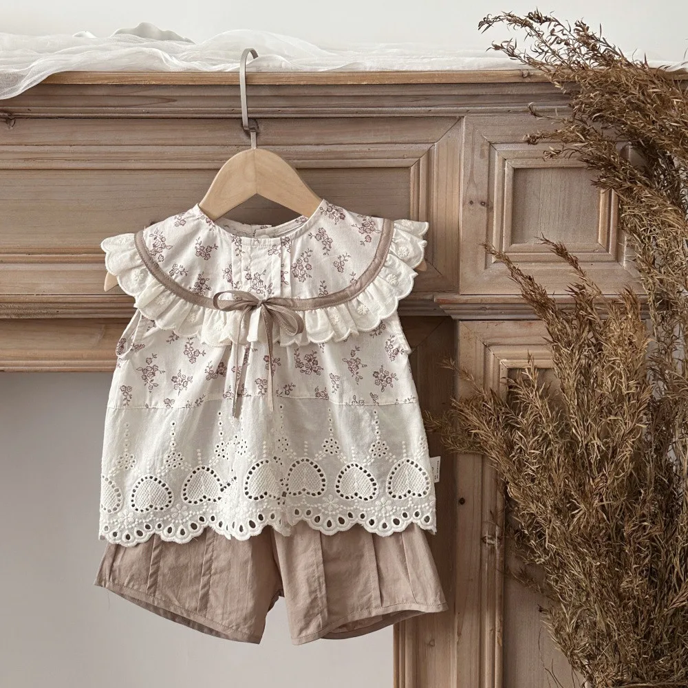 MILANCEL Pantalones cortos de verano para bebé liso y sueltos - imagen 3