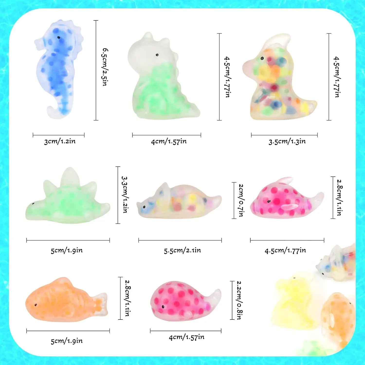 Juguetes blandos Mochi para niños bolas sensoriales antiestrés - imagen 2