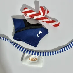 Ropa de muñeca de algodón estilo japonés para chef sushi con delantal