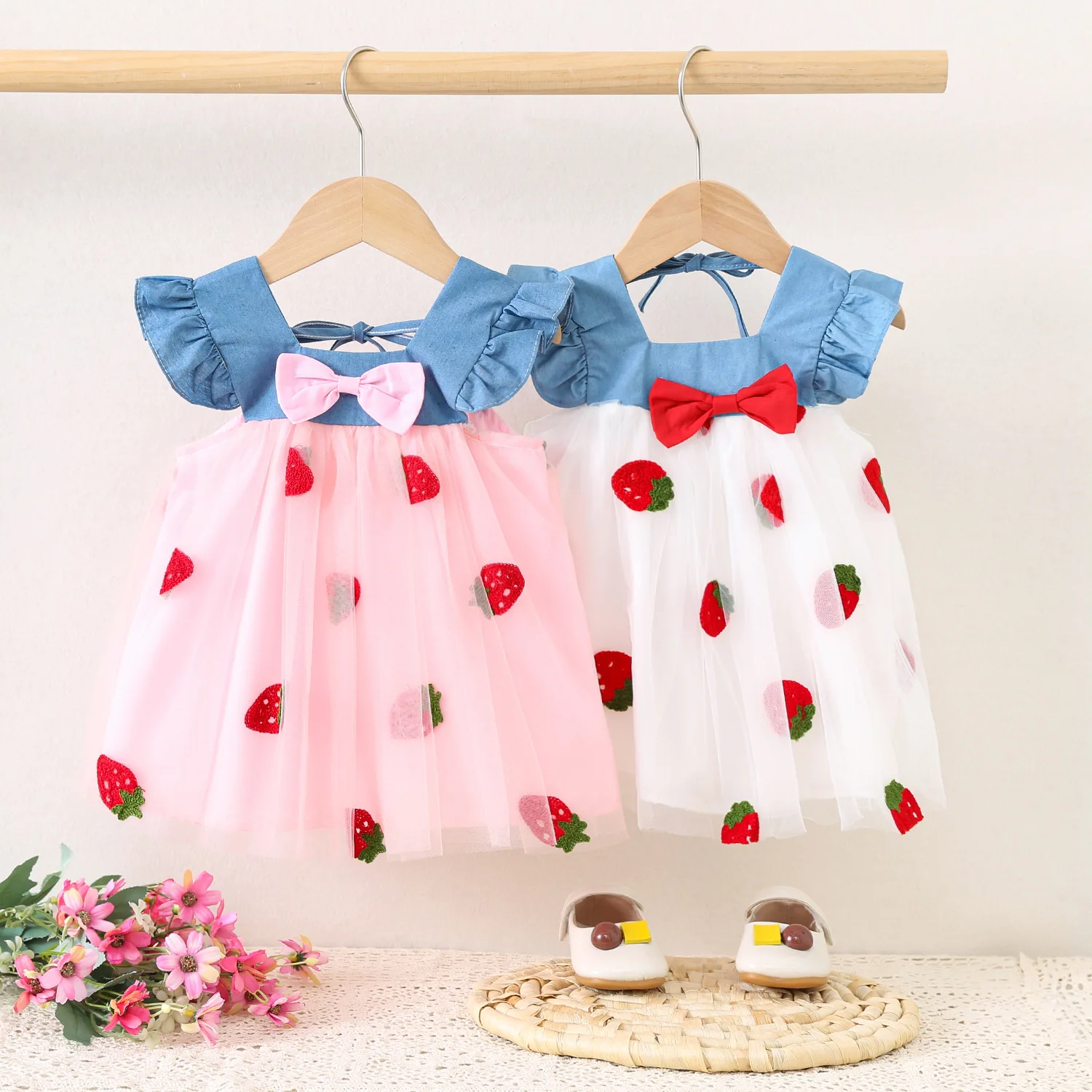 Vestido playa verano para niña 1-3 años - imagen 3