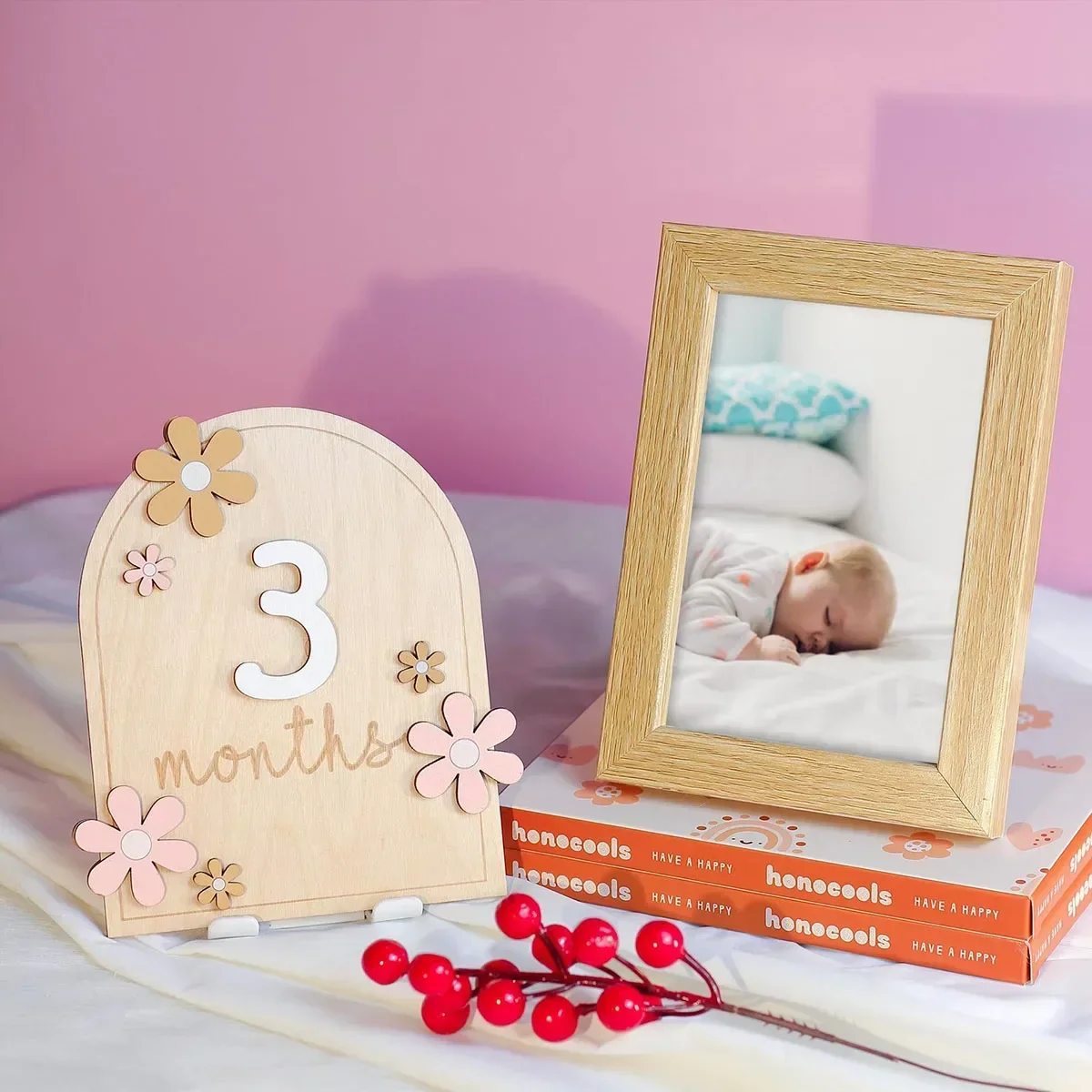 Tarjetas de hito mensual para bebé de fotografía - imagen 5