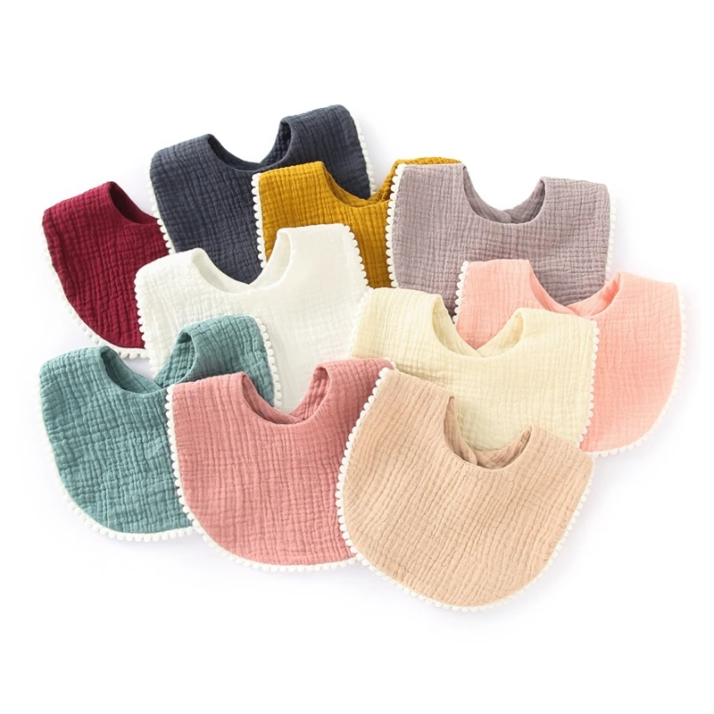 Babero bandana de algodón suave para recién nacido - imagen 5