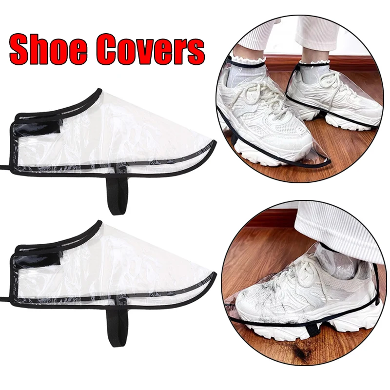 Cubrezapatos de peluquería transparentes antideslizantes - imagen 3