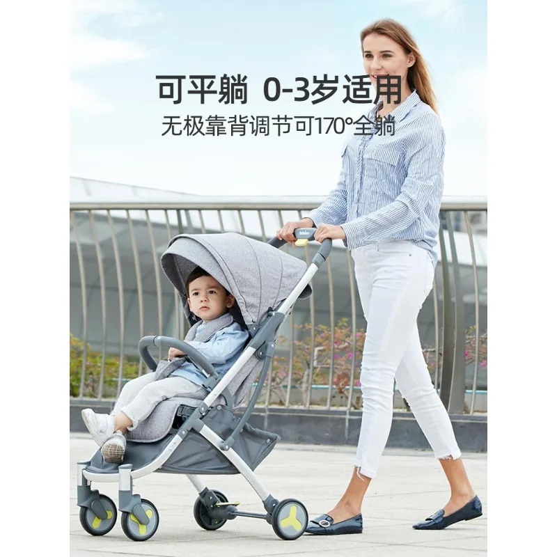 Cochecito bebé reclinable para paseos: capaz de sentar y tumbar - imagen 4
