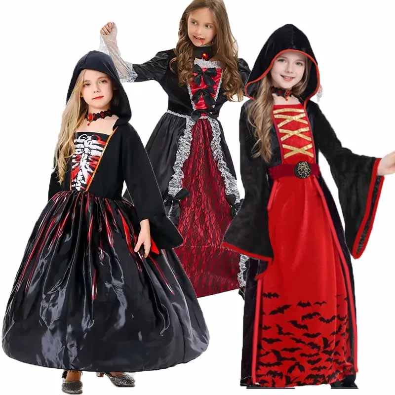 Vestido de Halloween para niñas estilo princesa, elegante - imagen 4