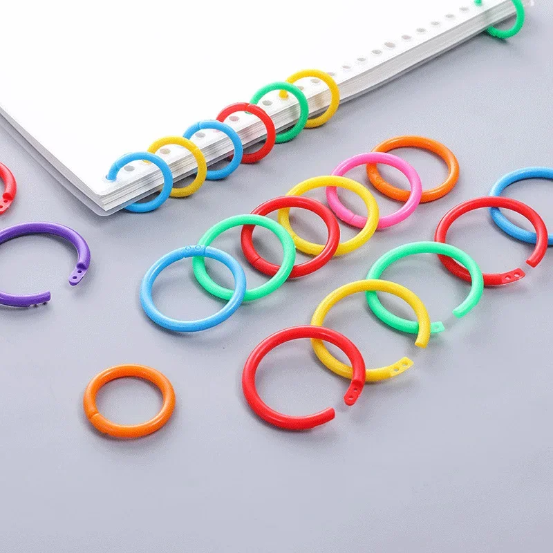 Carpeta de anillas de plástico 15-40mm para álbumes DIY - imagen 4