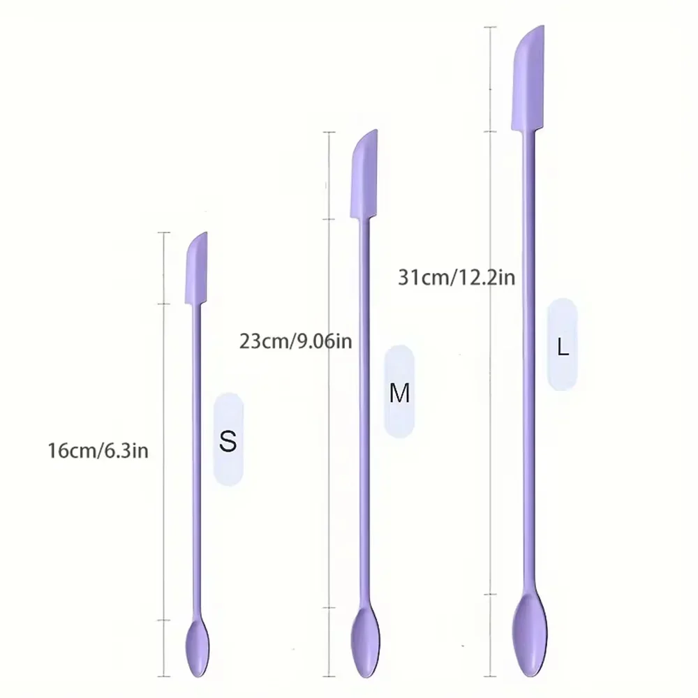 Brochas de maquillaje de silicona con espátulas suaves faciales