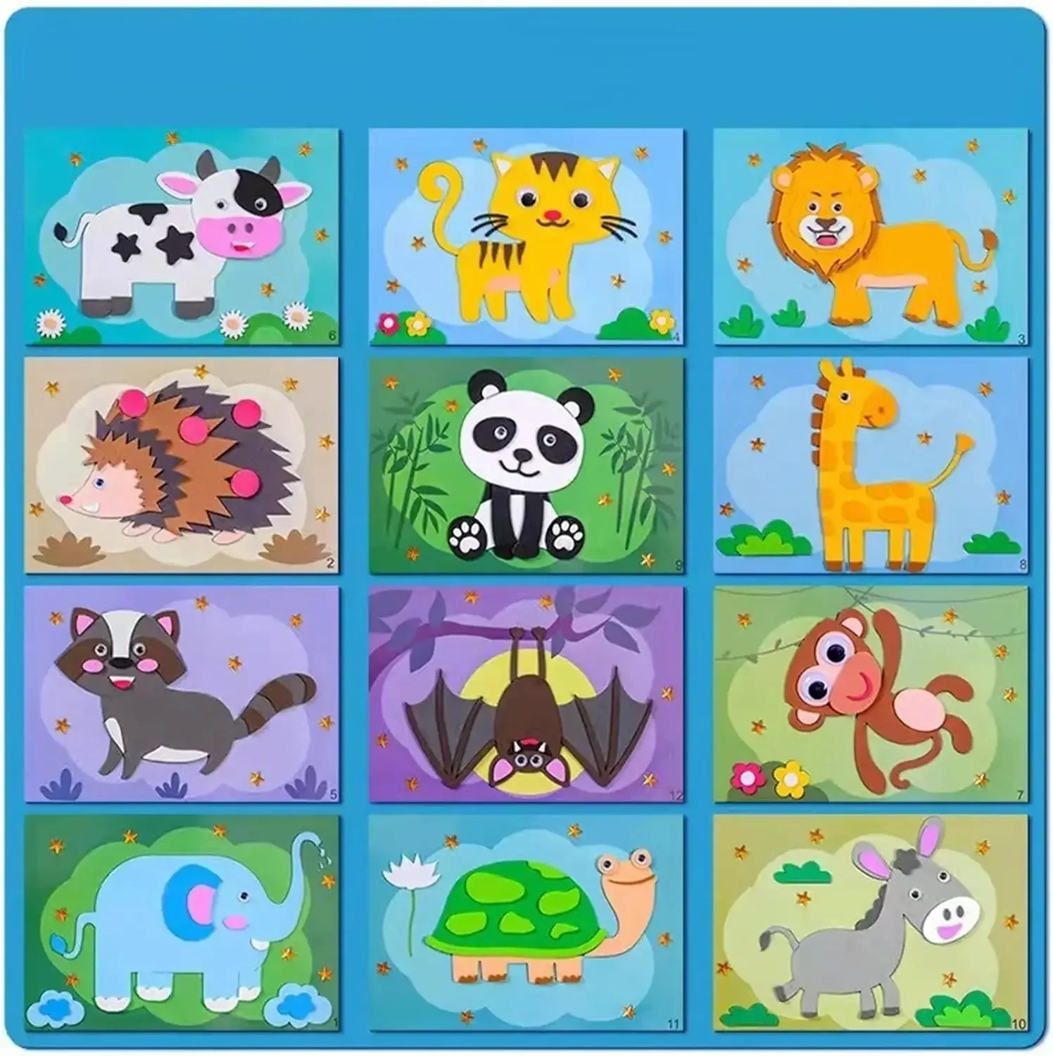 Kit de manualidades con pegatinas EVA 3D