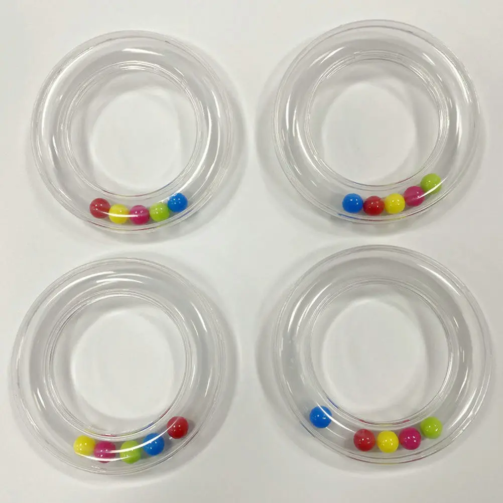 Sonajero bebé de mano transparente musical, divertido regalo infantil - imagen 3