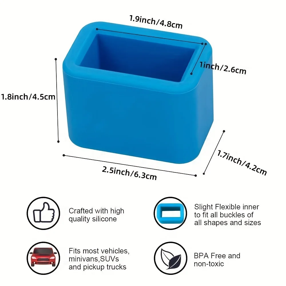 Protector cinturón seguridad niños – Funda suave de silicona - imagen 4