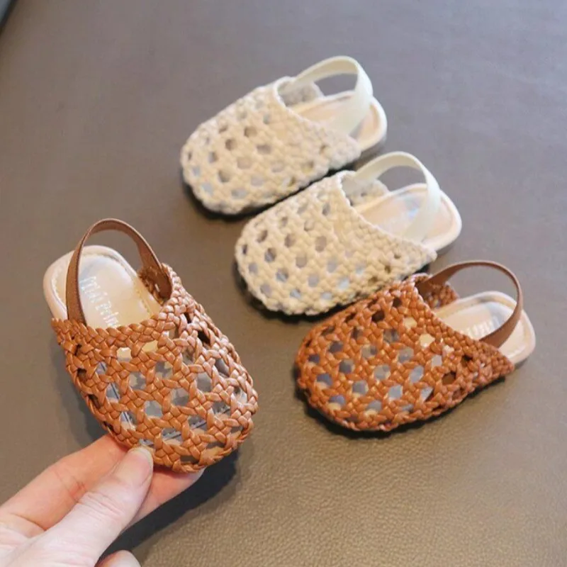 Sandalias de verano bebé antideslizantes transpirables para playa