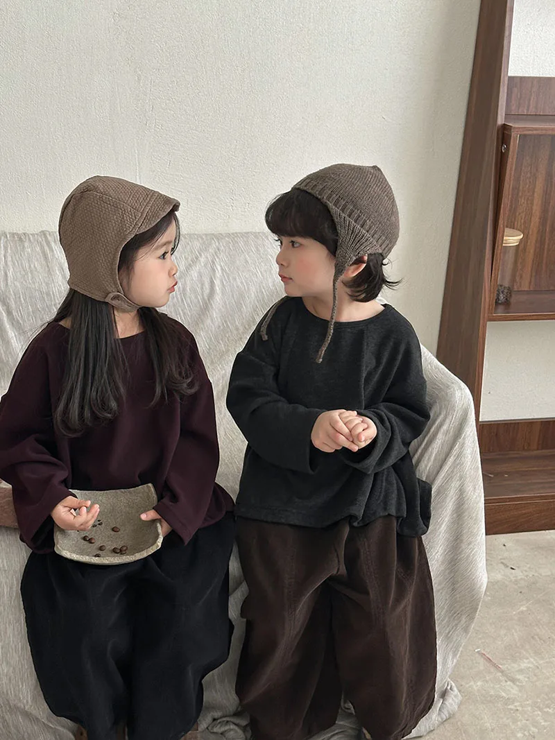 Camiseta manga larga de algodón orgánico para niño – Básica transpirable - imagen 2