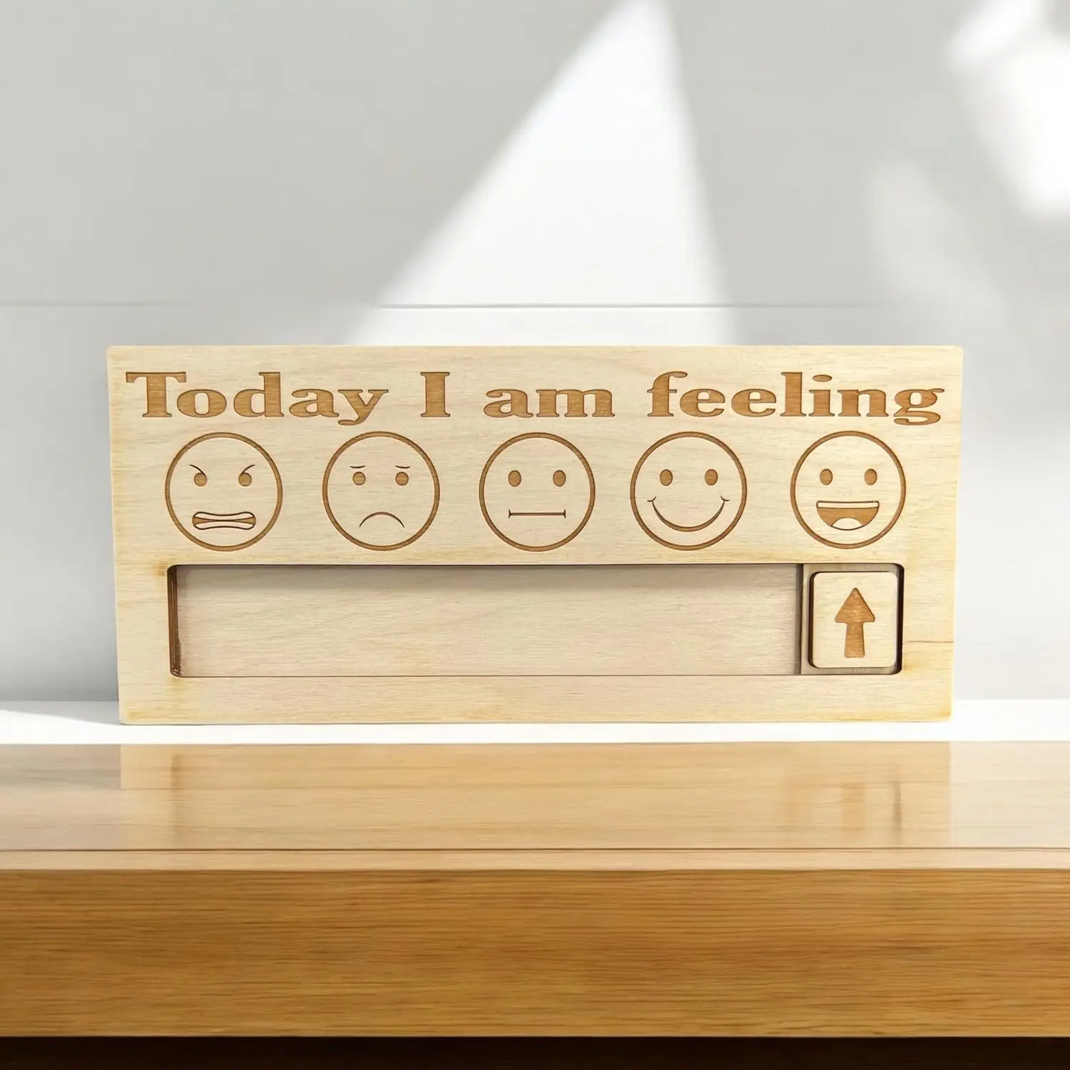 Emociones personales de madera