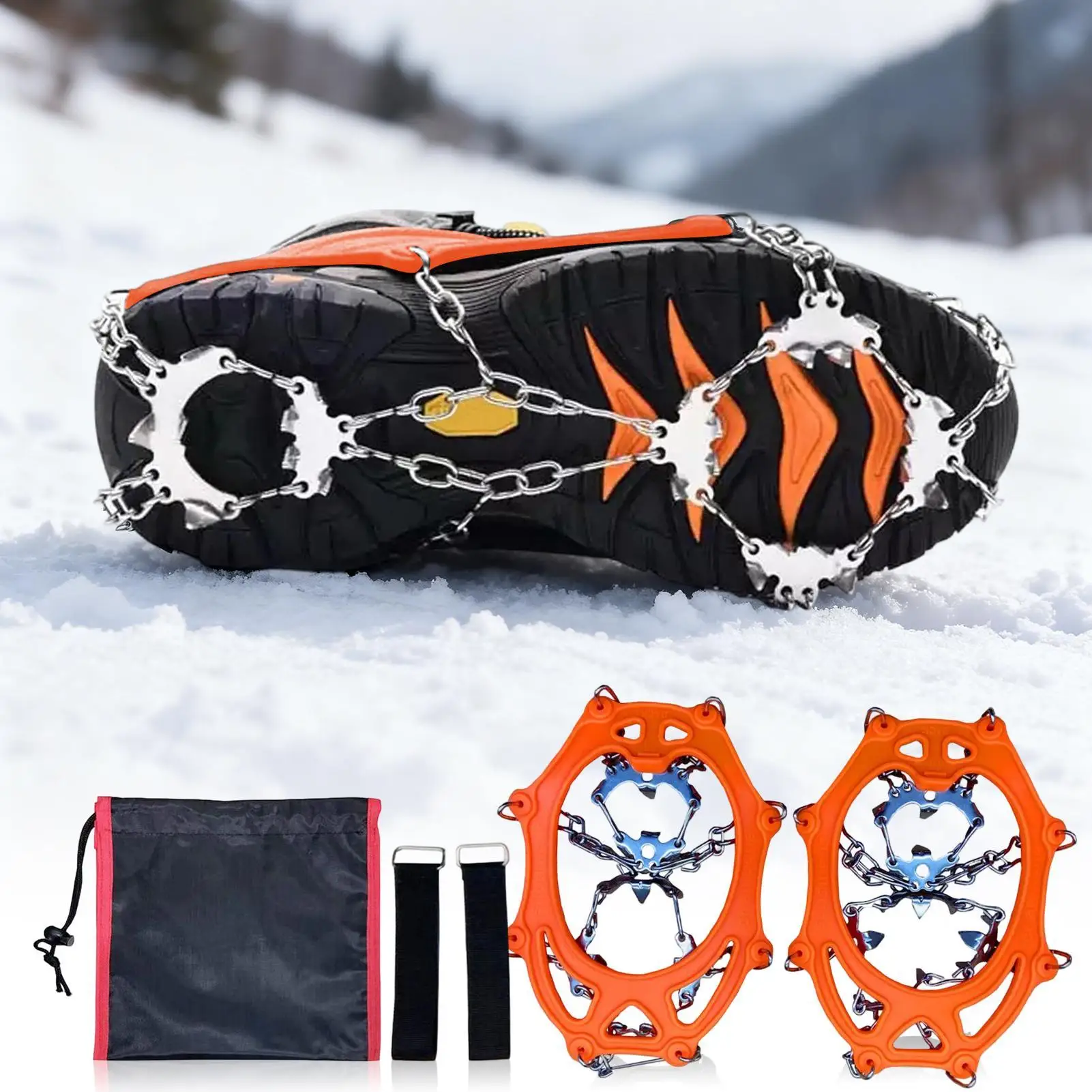 Crampones de hielo antideslizantes para botas de invierno - imagen 5