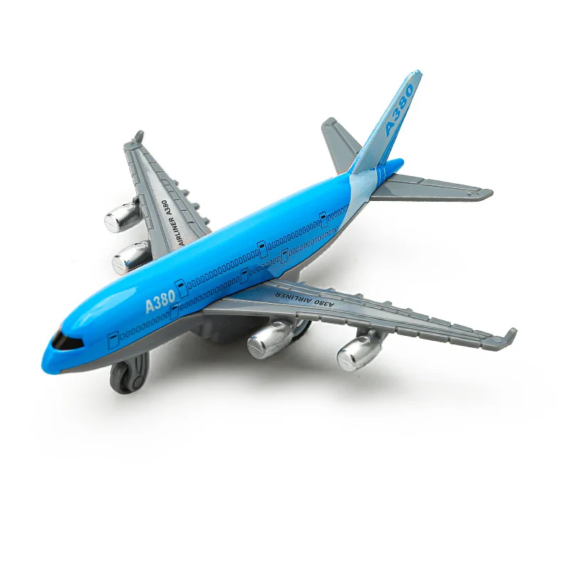 Avión de aleación con inercia para niños, juguete modelo línea - imagen 4