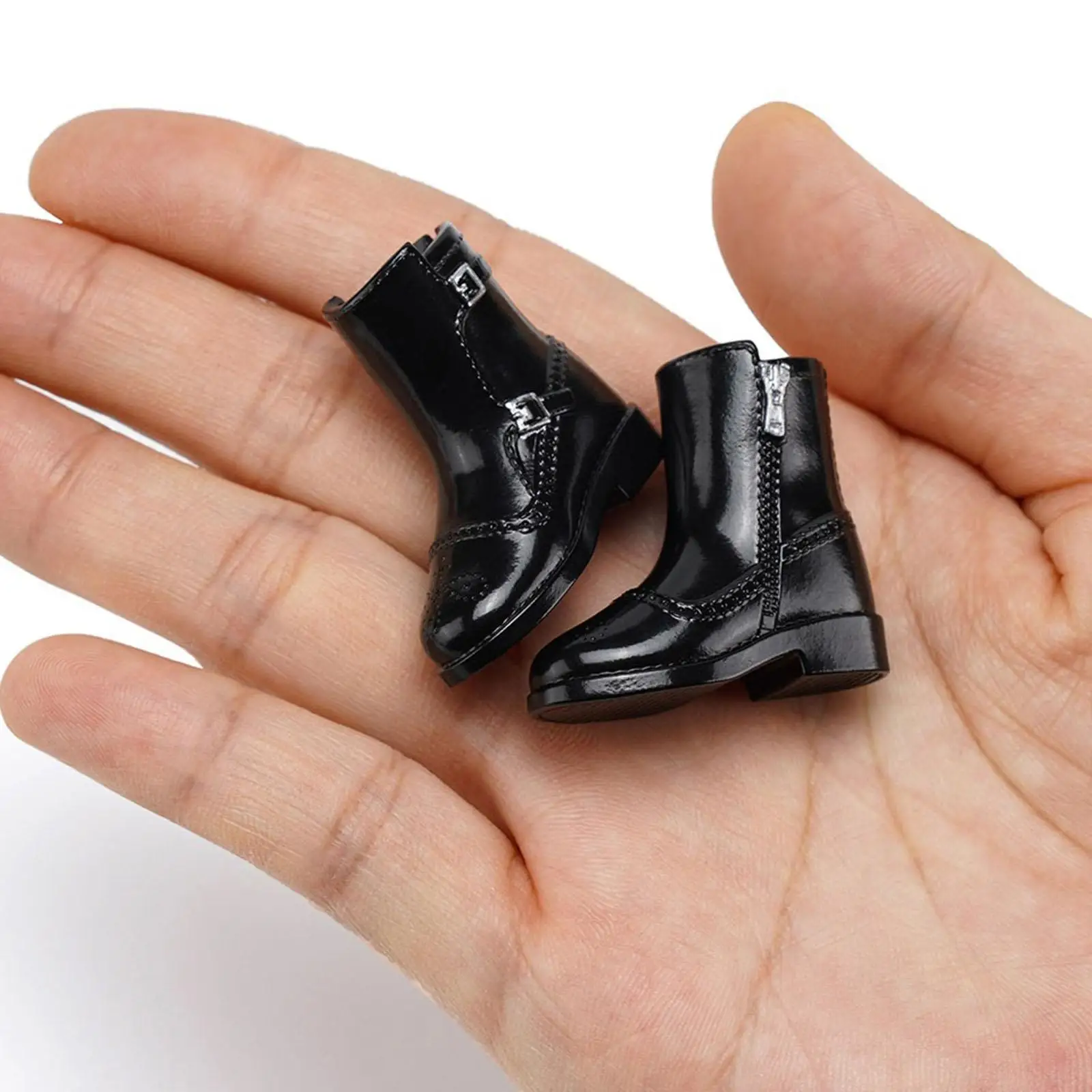 Botas miniatura para muñecas estilo formal de tubo corto - imagen 3