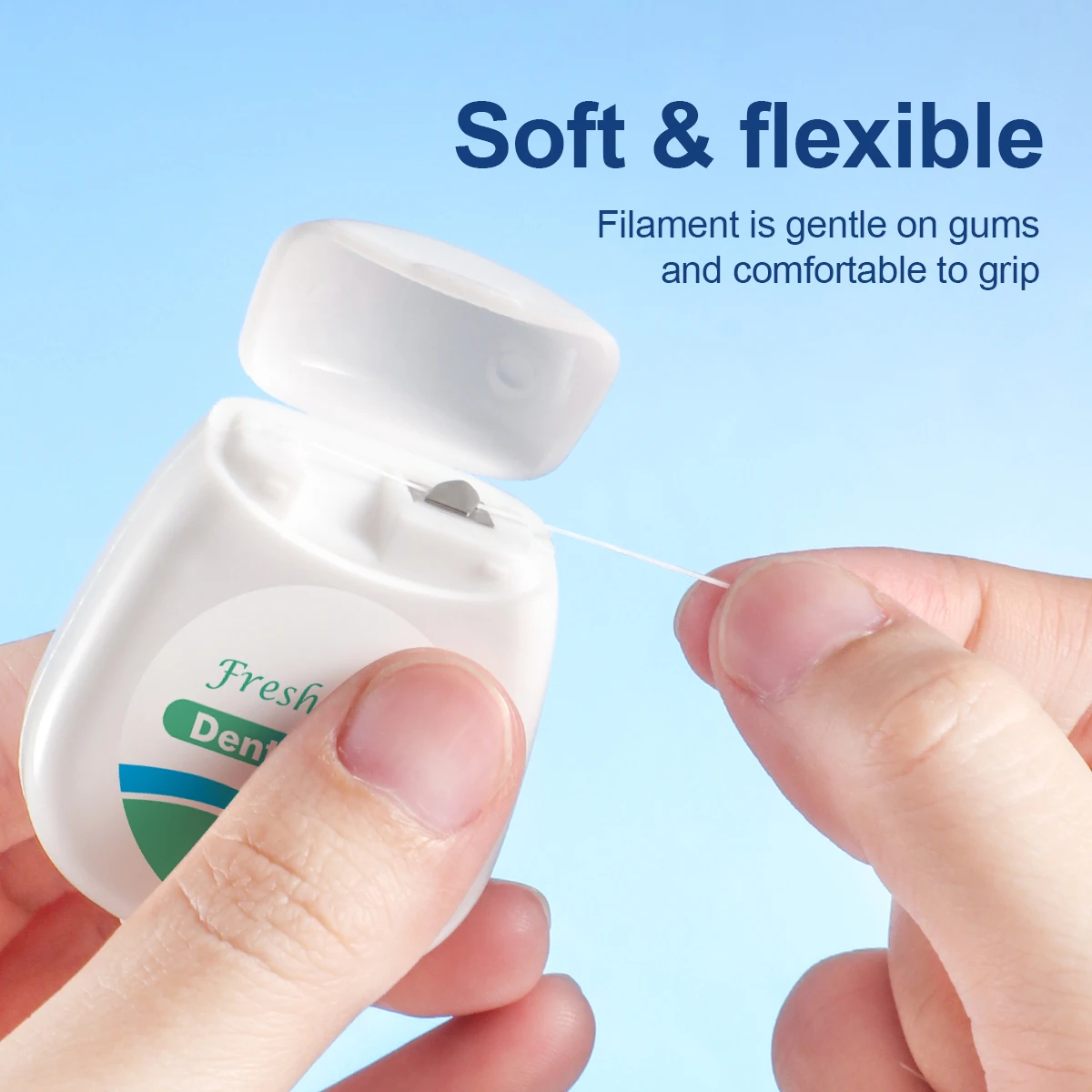 Hilo dental mentolado para adultos – Limpieza interdental diaria - imagen 3