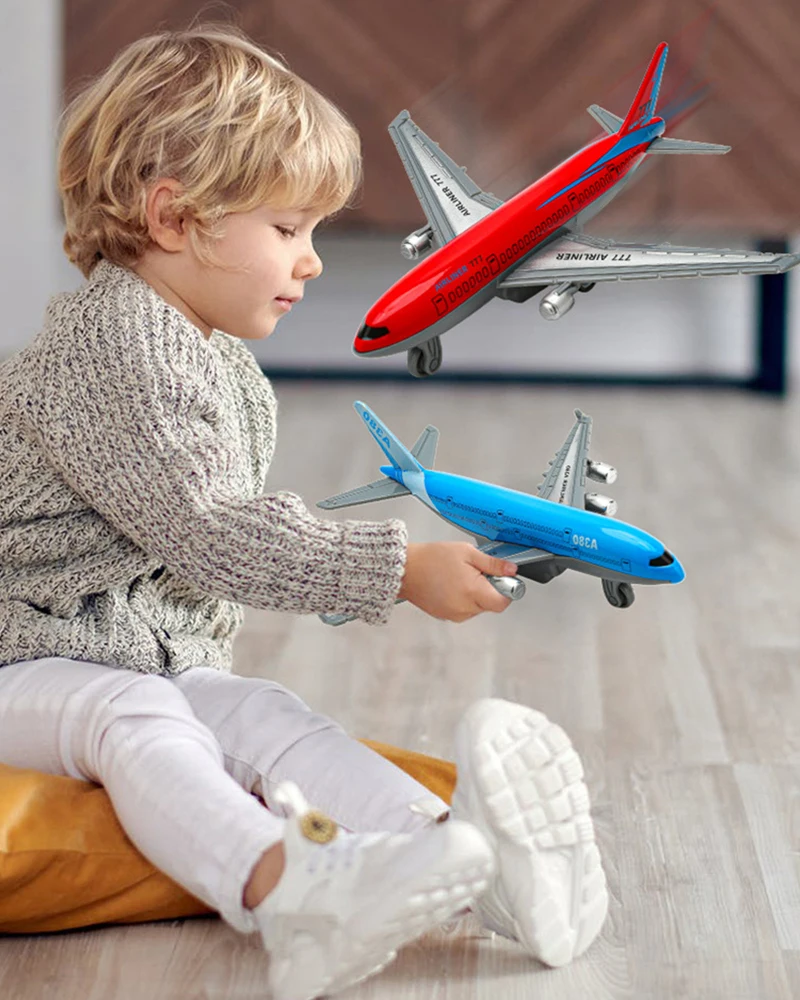 Vista de los aviones como decoración