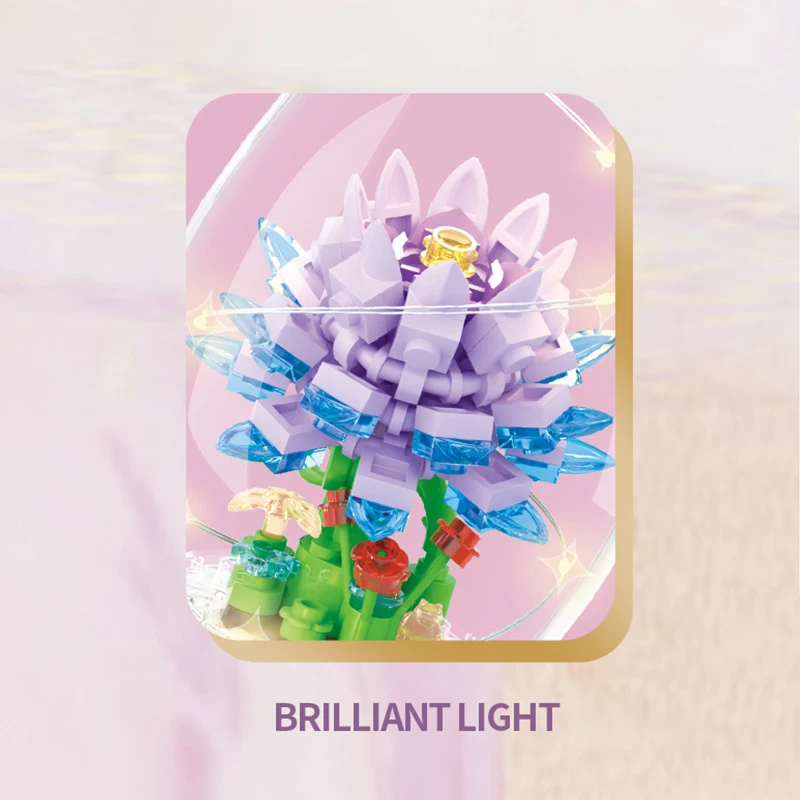 Bloques de flores en botella de cristal – Juguete educativo para niños - imagen 5