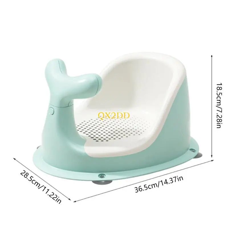 Asiento bañera antivuelco QX2D con ventosas para bebé - imagen 5
