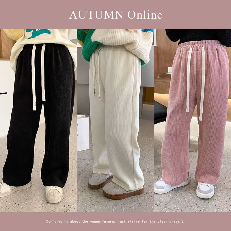 Pantalones de pana ceñidos para niños – Cómodos de otoño - imagen 4