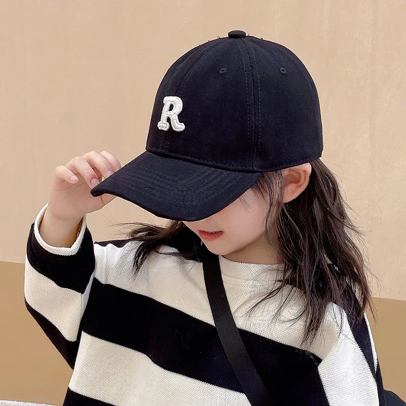 Gorra snapback infantil de algodón bordado para niños