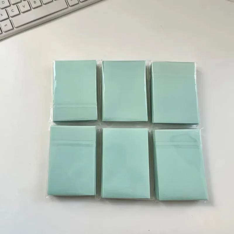 Protectores de tarjetas 61x91mm – 50 fundas color pastel para colección - imagen 2
