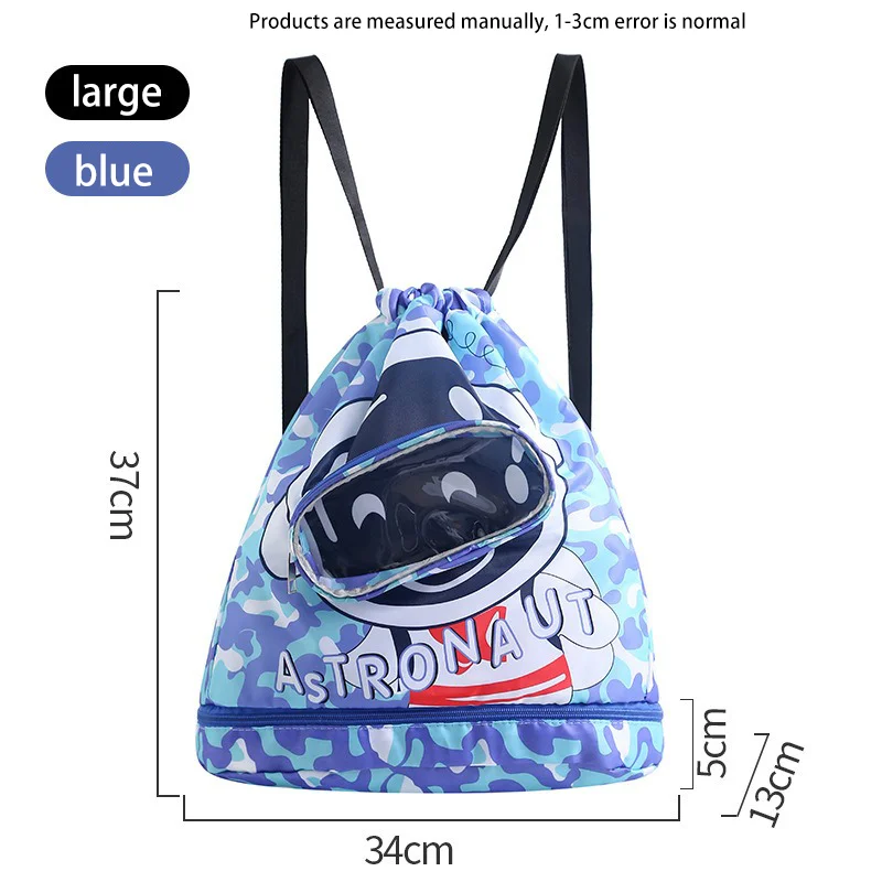 Mochila natación impermeable para niños con bolsillo seco/húmedo - imagen 3