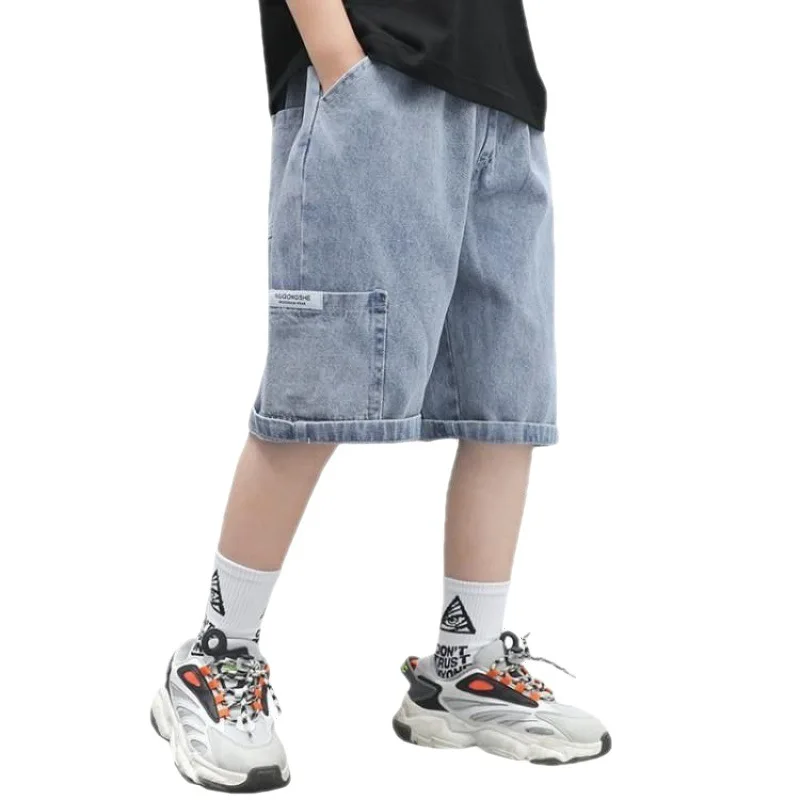 Vaqueros suaves para bebé y niño - Azul cielo, estilo informal - imagen 4