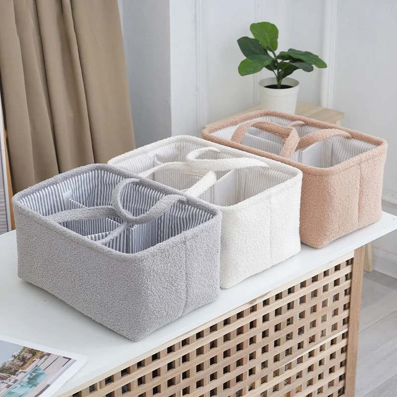 Bolsa de pañales de felpa PANGDUBE, organizador para bebés - imagen 3