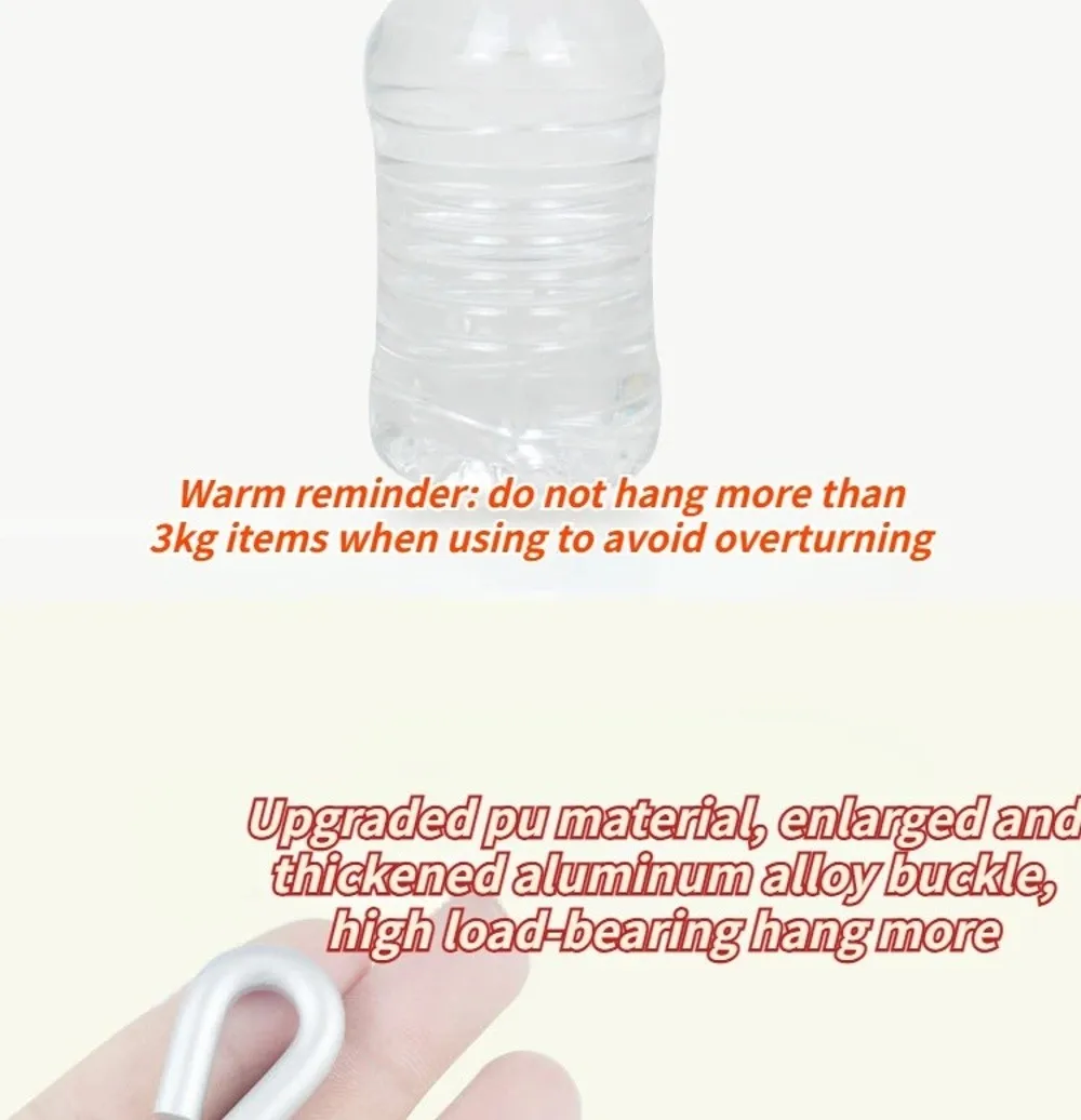 Gancho para colgar accesorios con diseño compacto