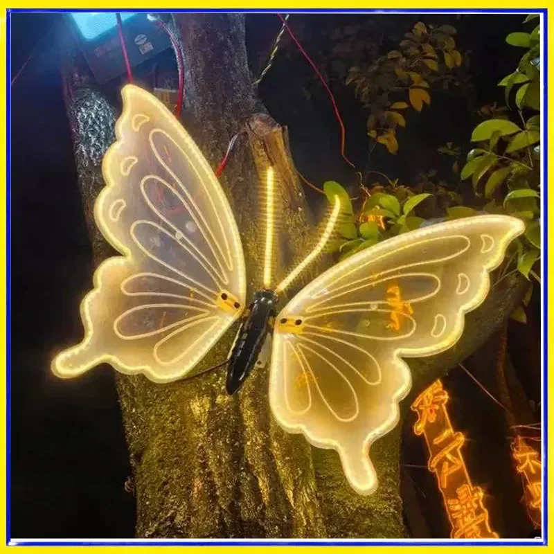 Luces LED mariposa impermeables para exteriores de jardín nocturnas - imagen 5