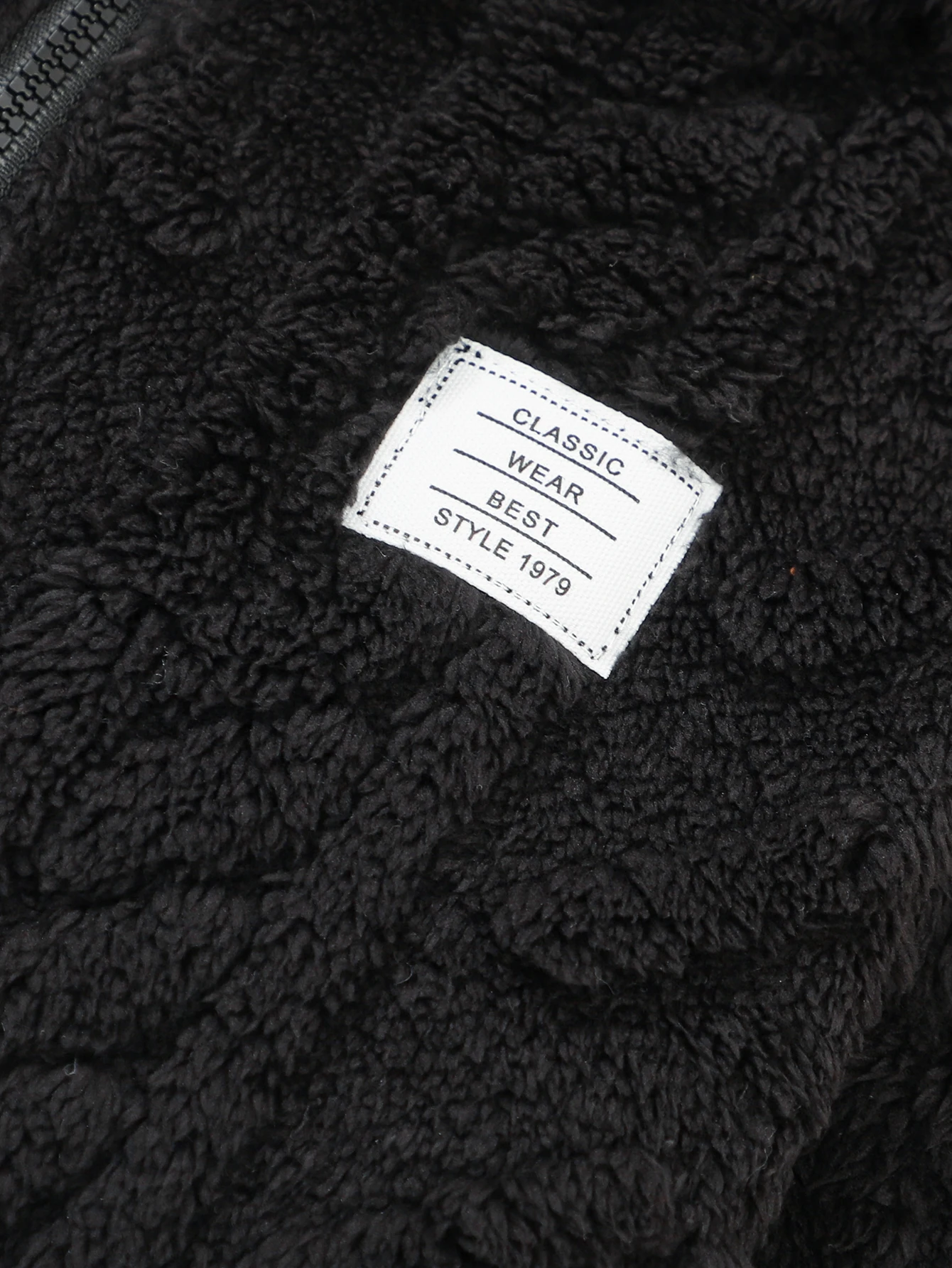 Chaqueta con capucha polar jacquard doble cara cálida infantil - imagen 4
