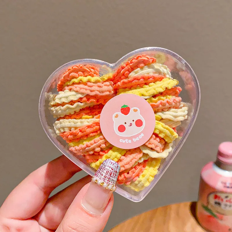 Elásticos para el pelo infantiles con lazos de encaje suave - imagen 5