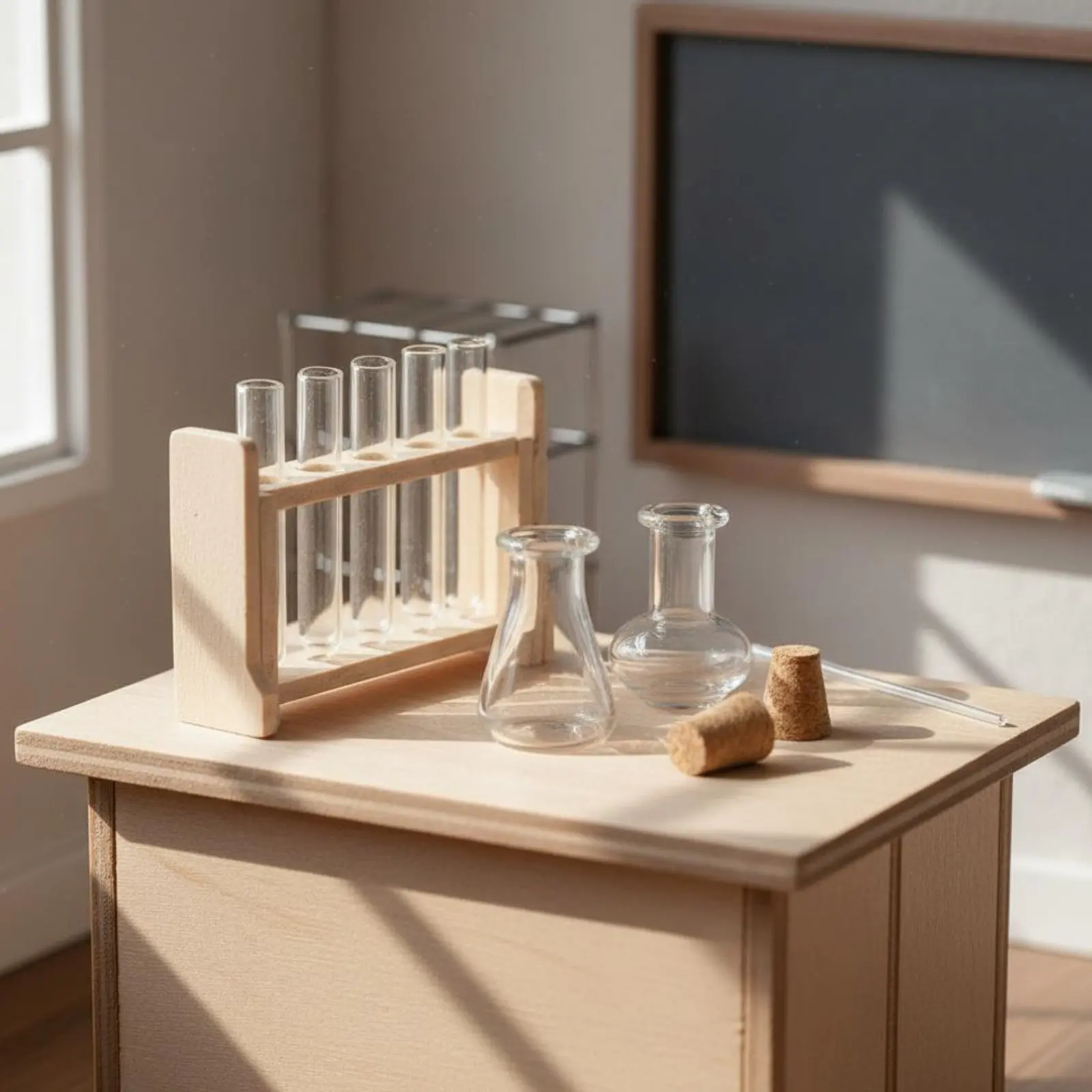 Set de laboratorio infantil con tubos de ensayo en miniatura - imagen 4